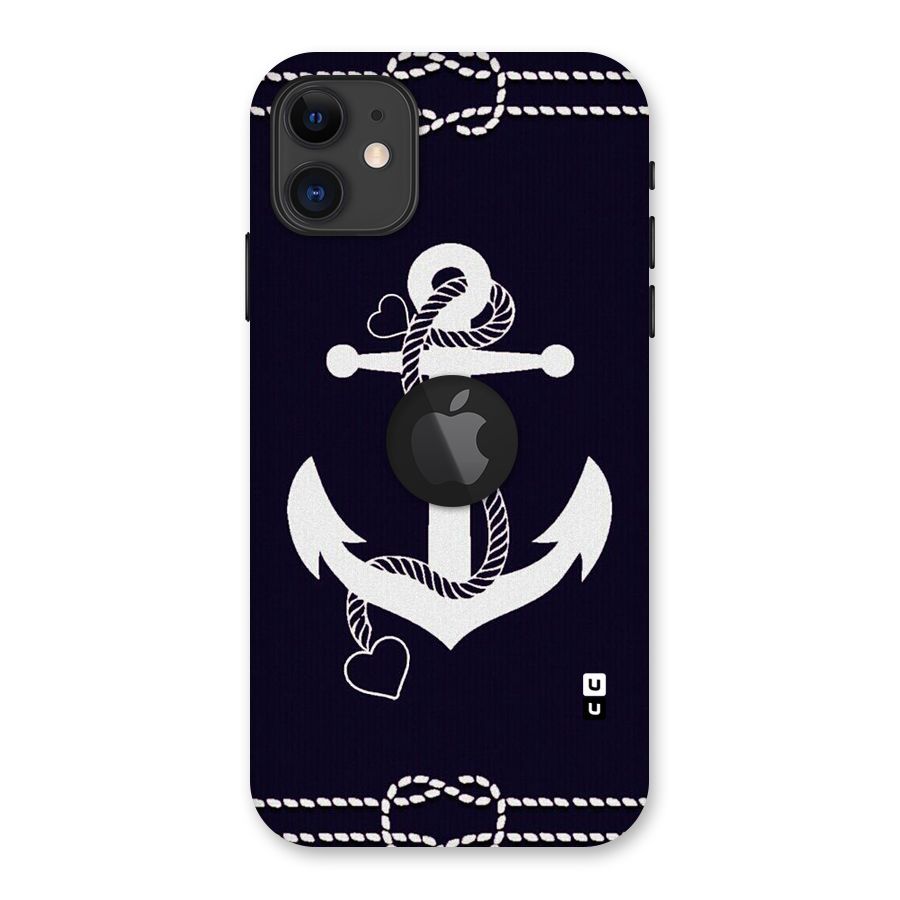 Sail Anchor Back Case for iPhone 11 Logo Cut