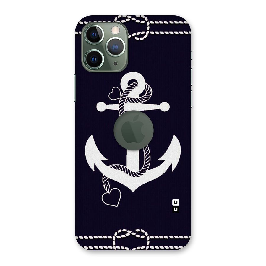 Sail Anchor Back Case for iPhone 11 Pro Logo  Cut