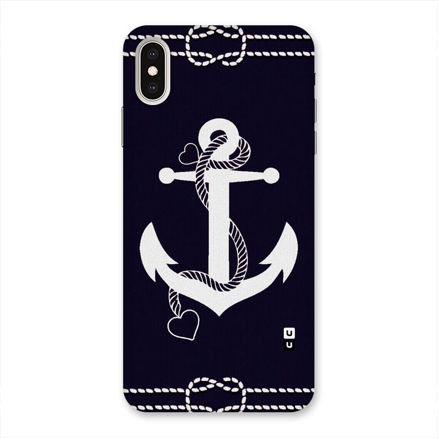Sail Anchor Back Case for iPhone XS Max