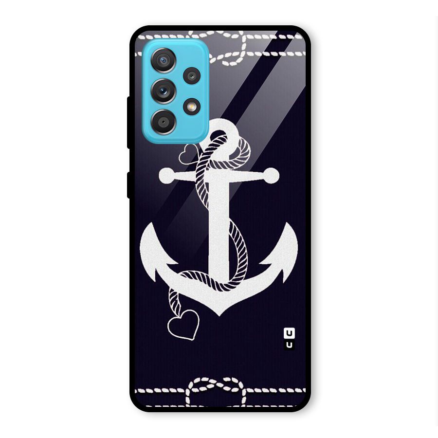 Sail Anchor Glass Back Case for Galaxy A52