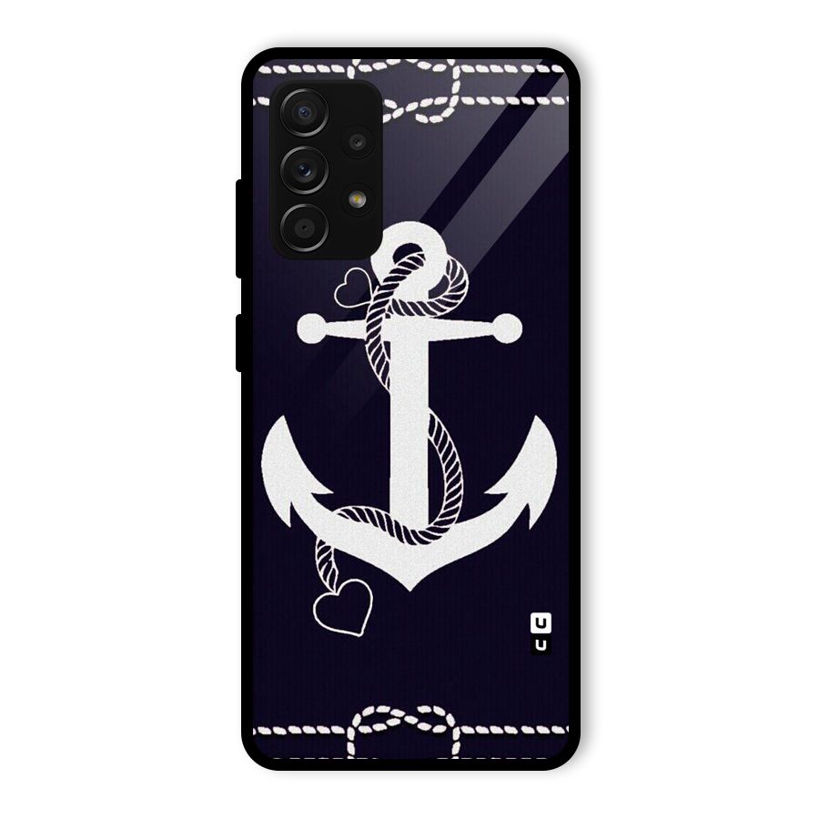 Sail Anchor Glass Back Case for Galaxy A53 5G