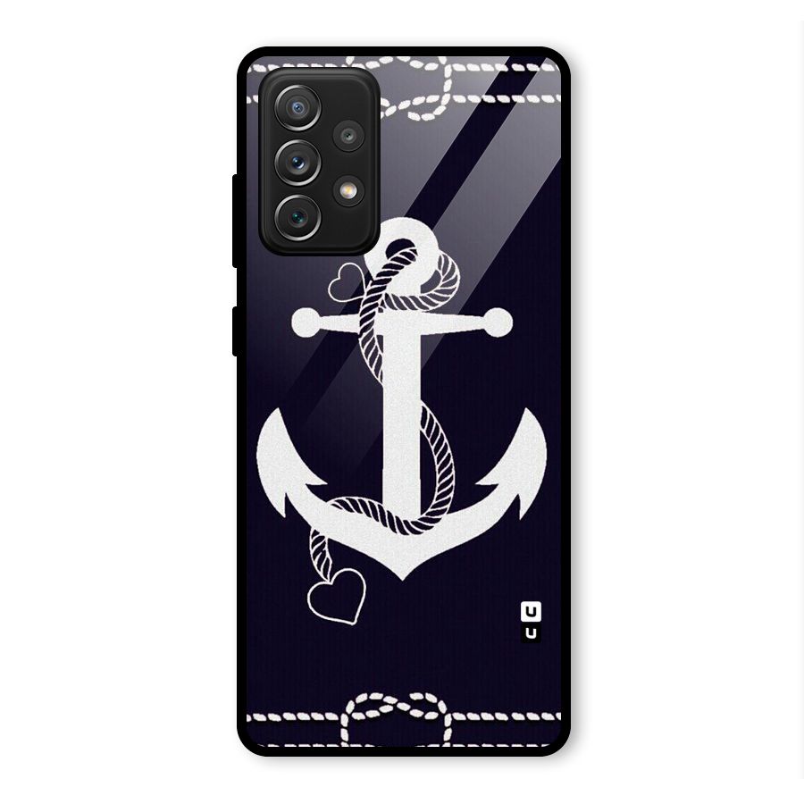 Sail Anchor Glass Back Case for Galaxy A72
