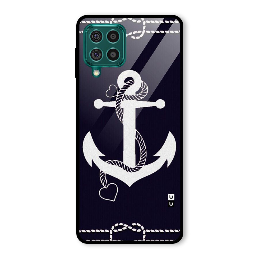 Sail Anchor Glass Back Case for Galaxy F62