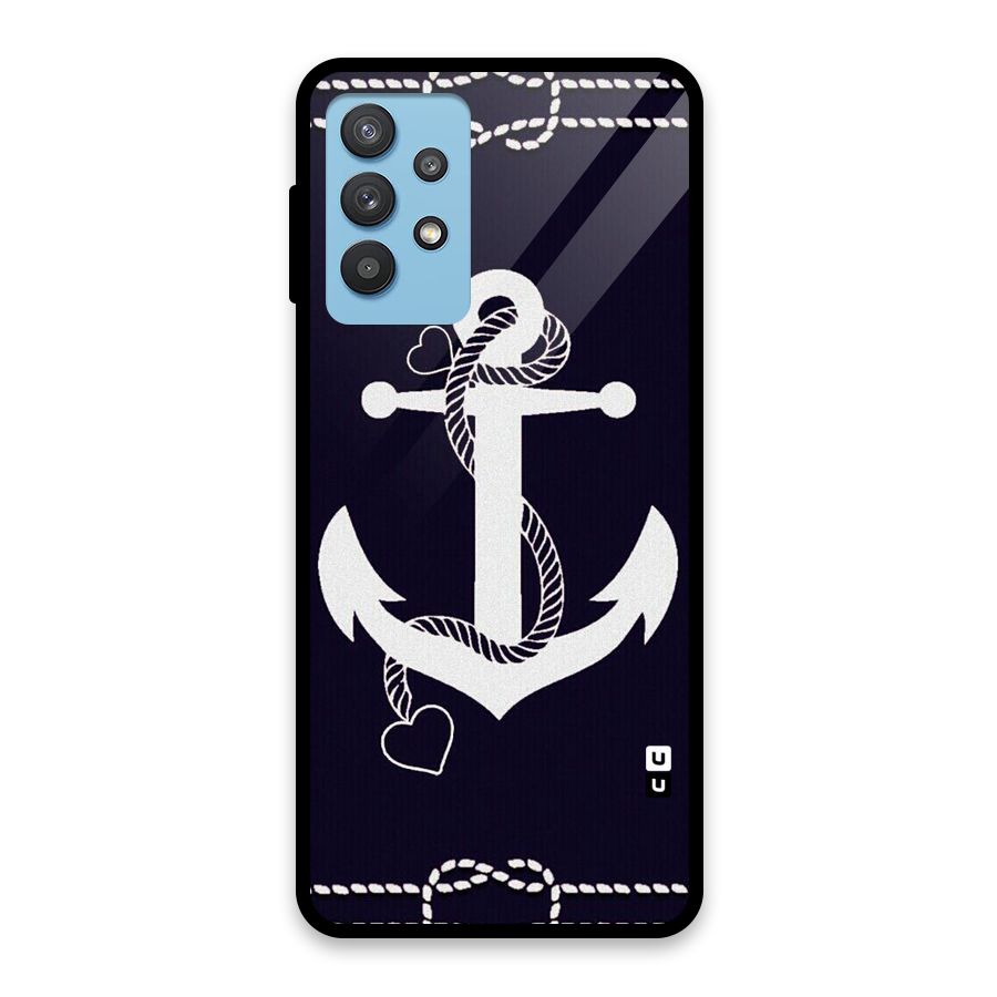 Sail Anchor Glass Back Case for Galaxy M32 5G