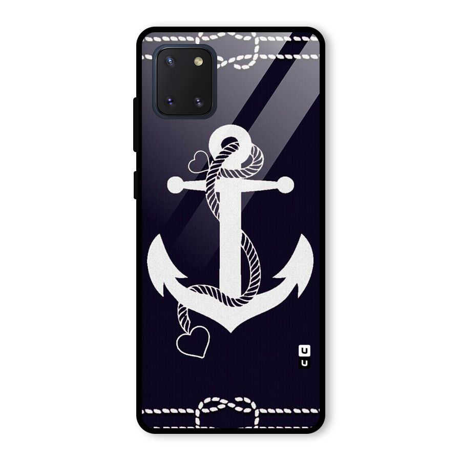 Sail Anchor Glass Back Case for Galaxy Note 10 Lite