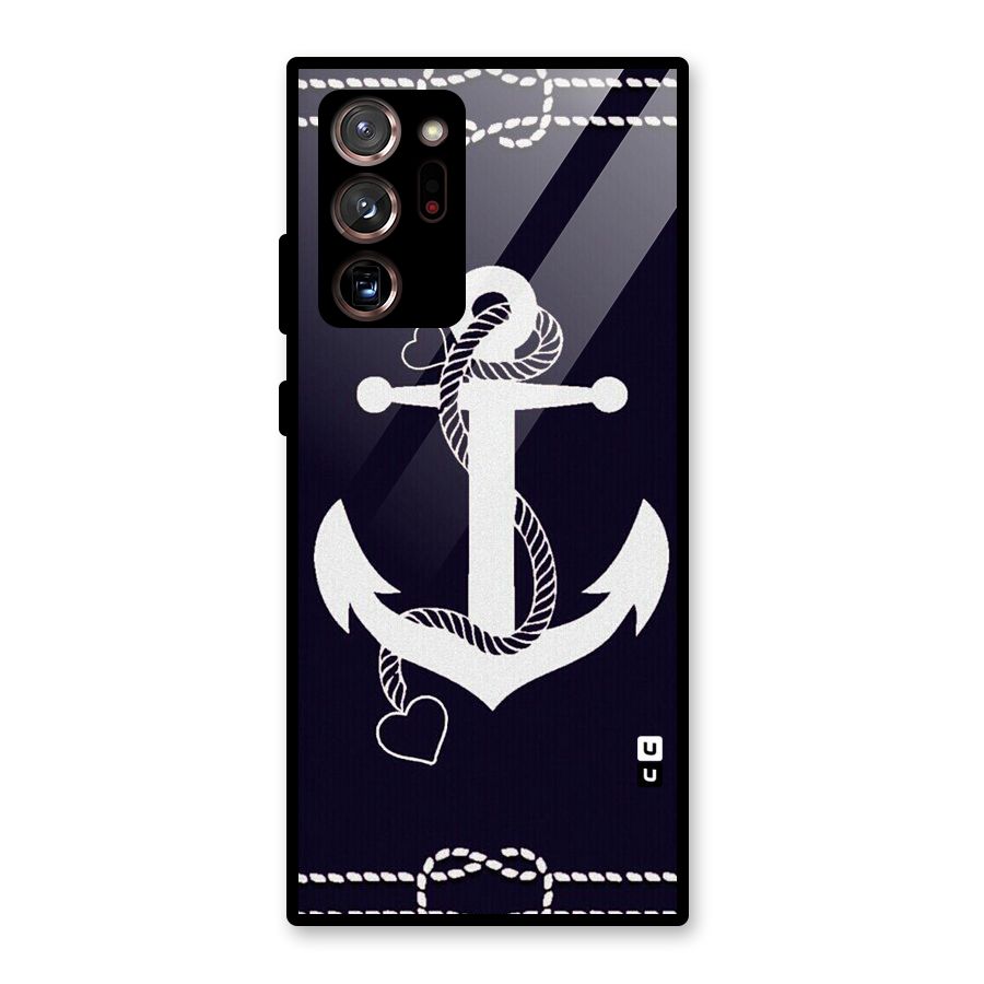 Sail Anchor Glass Back Case for Galaxy Note 20 Ultra