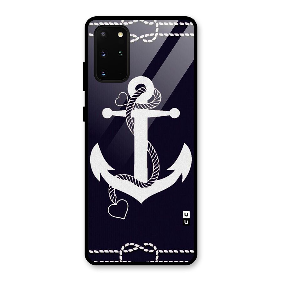 Sail Anchor Glass Back Case for Galaxy S20 Plus