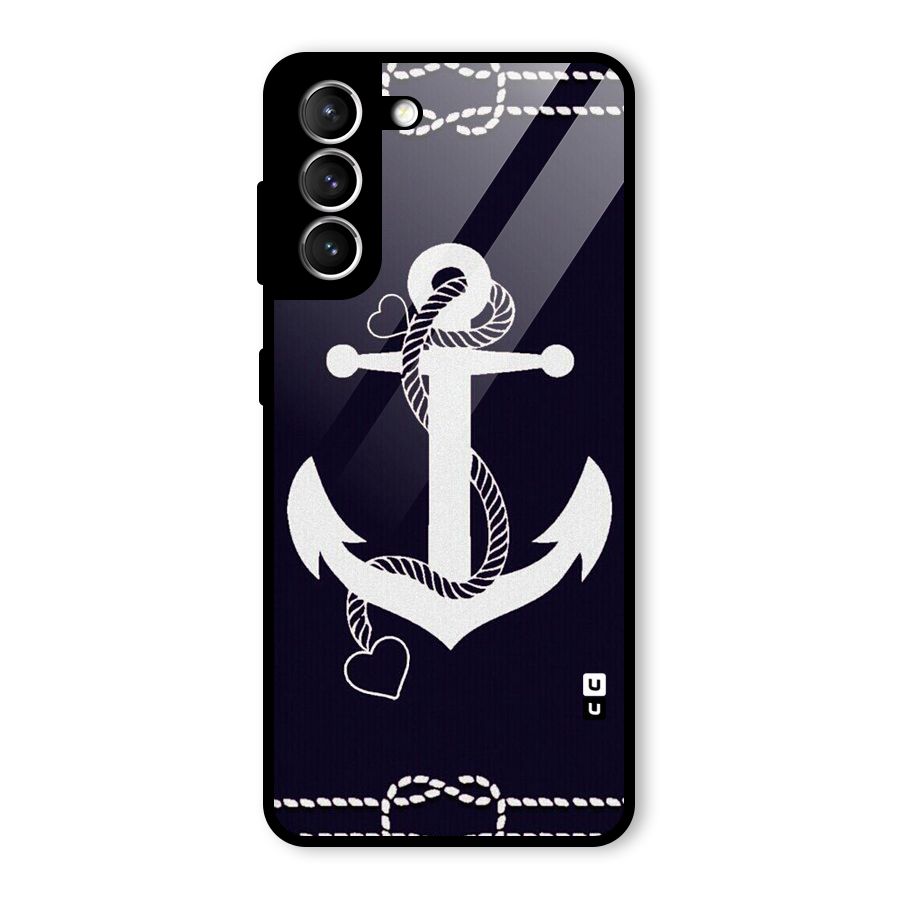 Sail Anchor Glass Back Case for Galaxy S21 5G