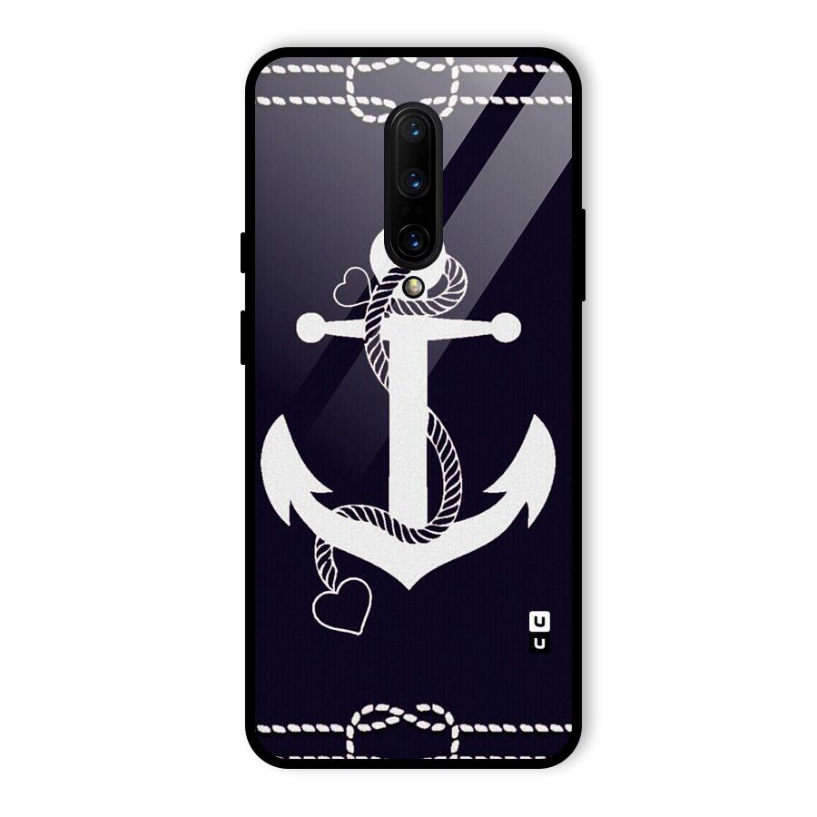 Sail Anchor Glass Back Case for OnePlus 7 Pro