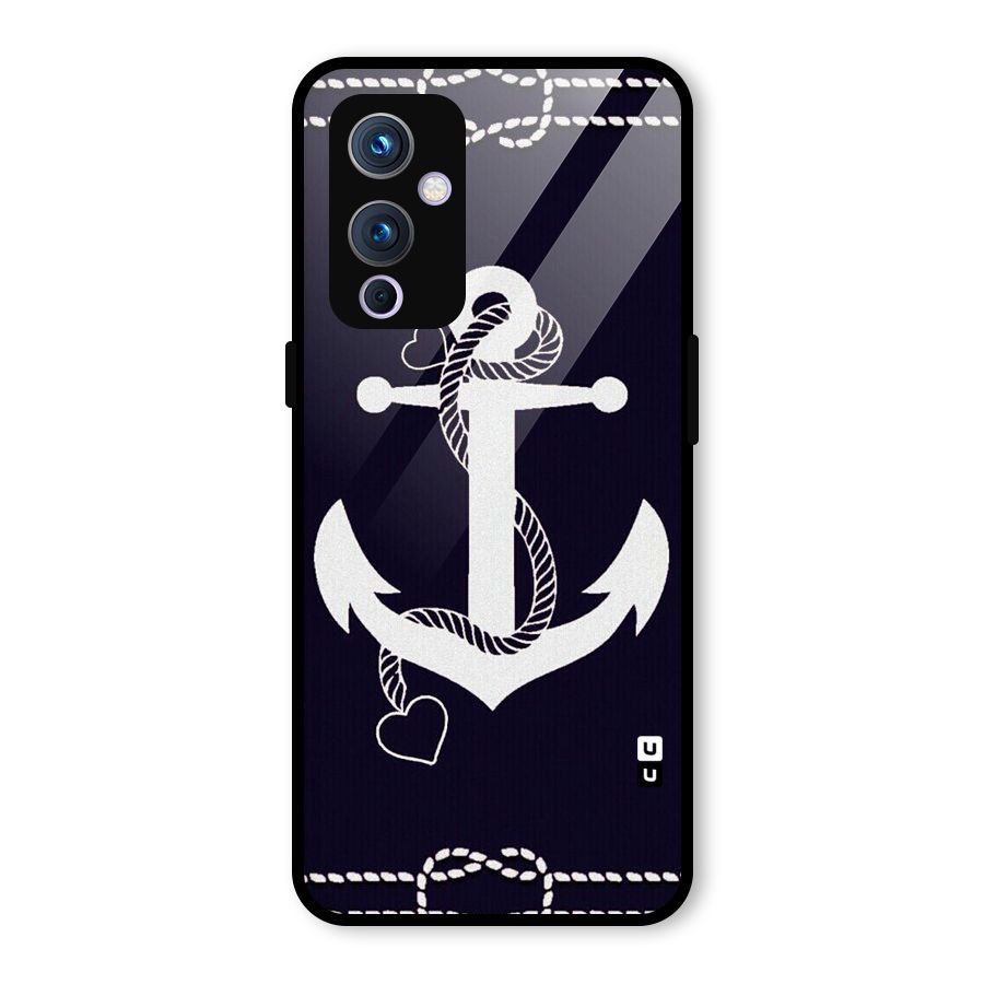 Sail Anchor Glass Back Case for OnePlus 9