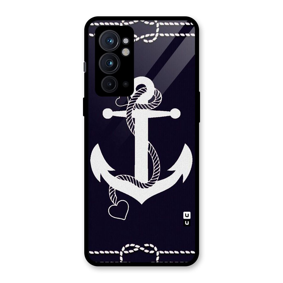 Sail Anchor Glass Back Case for OnePlus 9RT 5G