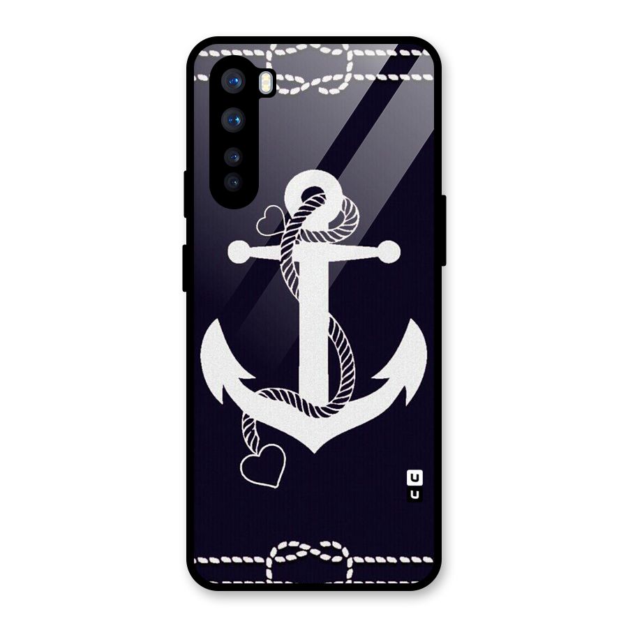 Sail Anchor Glass Back Case for OnePlus Nord