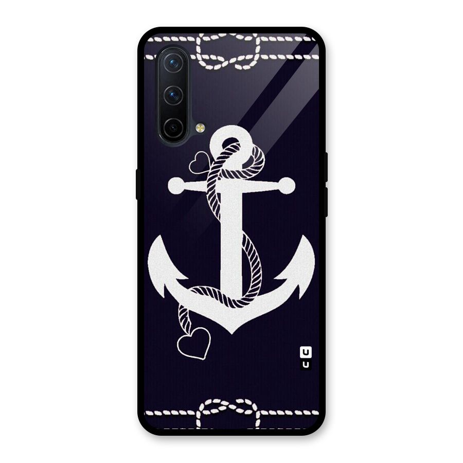 Sail Anchor Glass Back Case for OnePlus Nord CE 5G