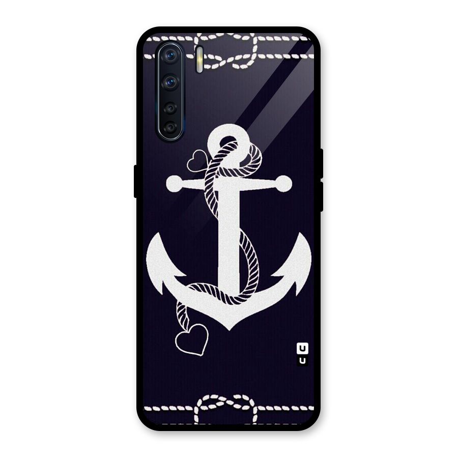 Sail Anchor Glass Back Case for Oppo F15