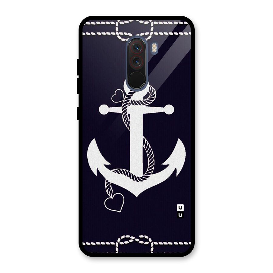 Sail Anchor Glass Back Case for Poco F1