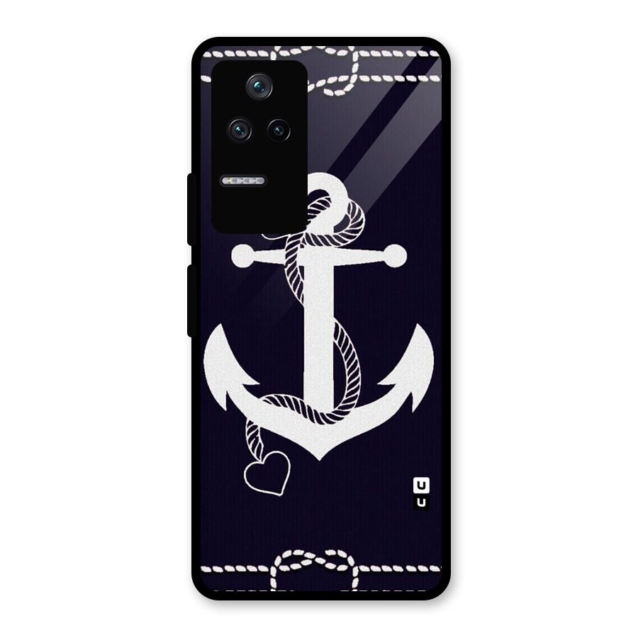 Sail Anchor Glass Back Case for Poco F4 5G
