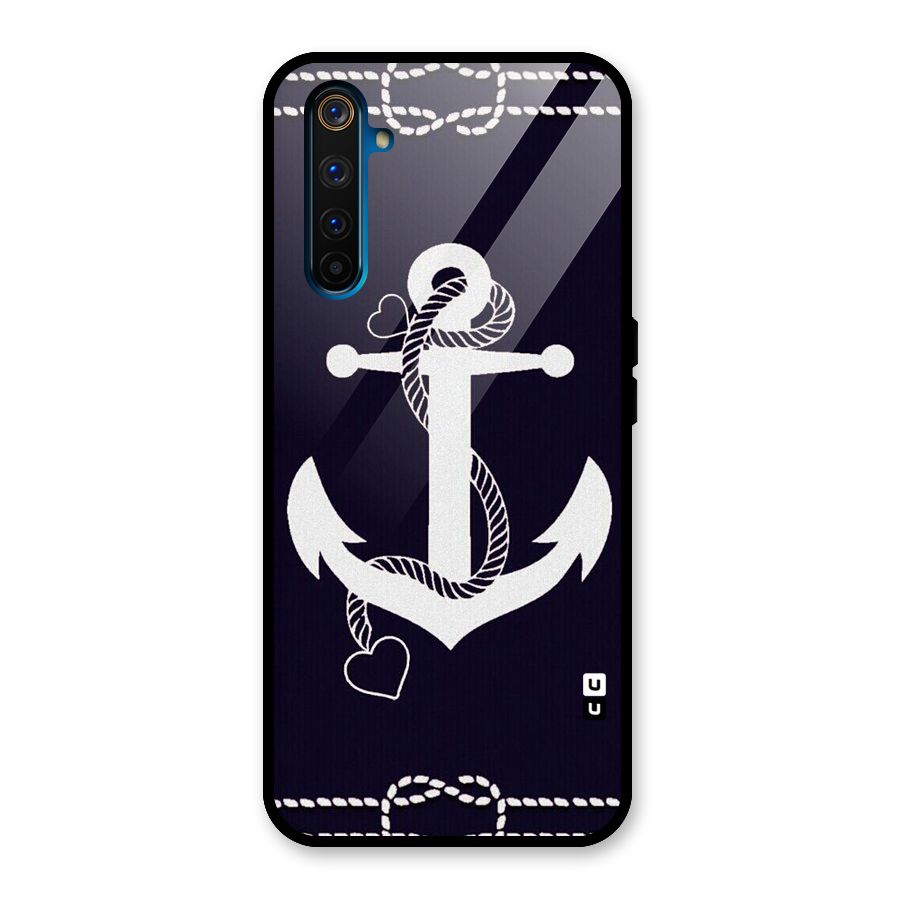 Sail Anchor Glass Back Case for Realme 6 Pro