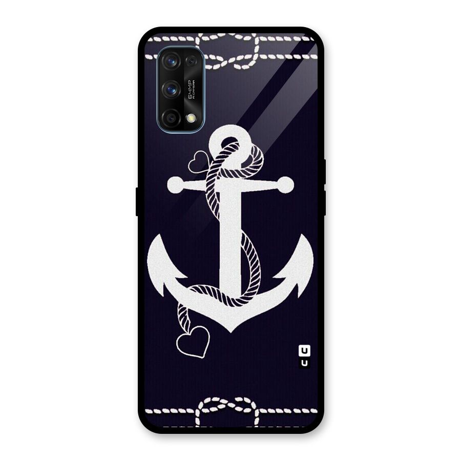Sail Anchor Glass Back Case for Realme 7 Pro