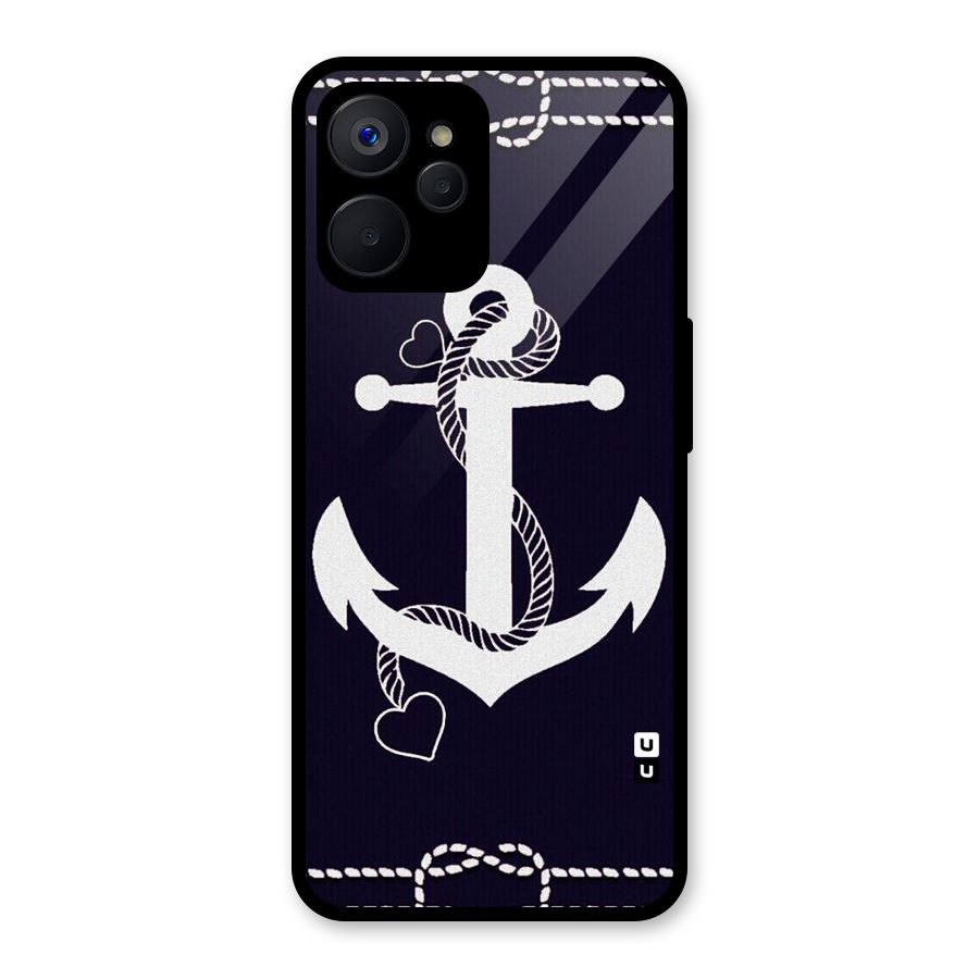 Sail Anchor Glass Back Case for Realme 9i 5G