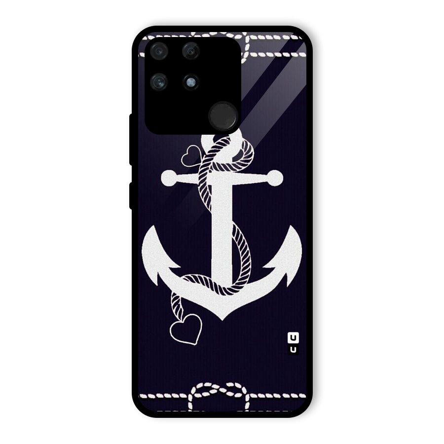 Sail Anchor Glass Back Case for Realme Narzo 50A