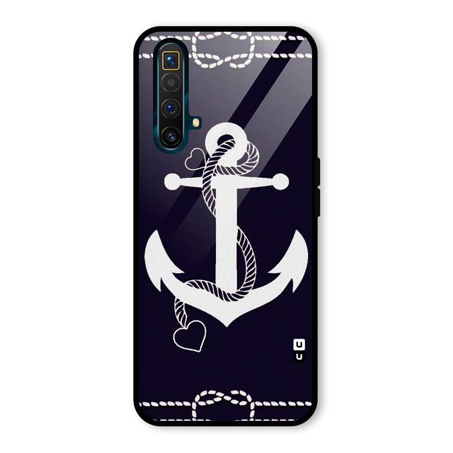 Sail Anchor Glass Back Case for Realme X3