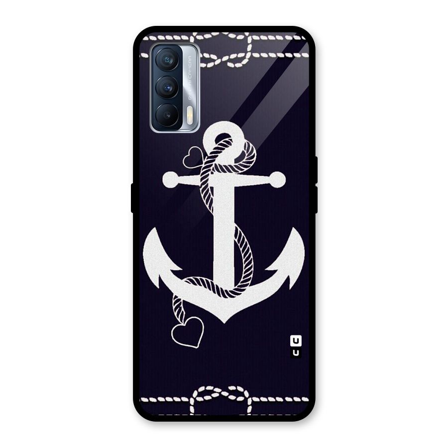 Sail Anchor Glass Back Case for Realme X7
