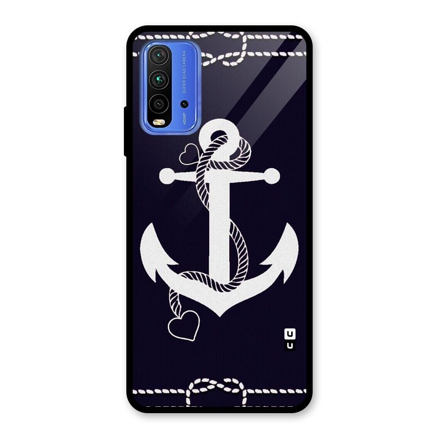 Sail Anchor Glass Back Case for Redmi 9 Power