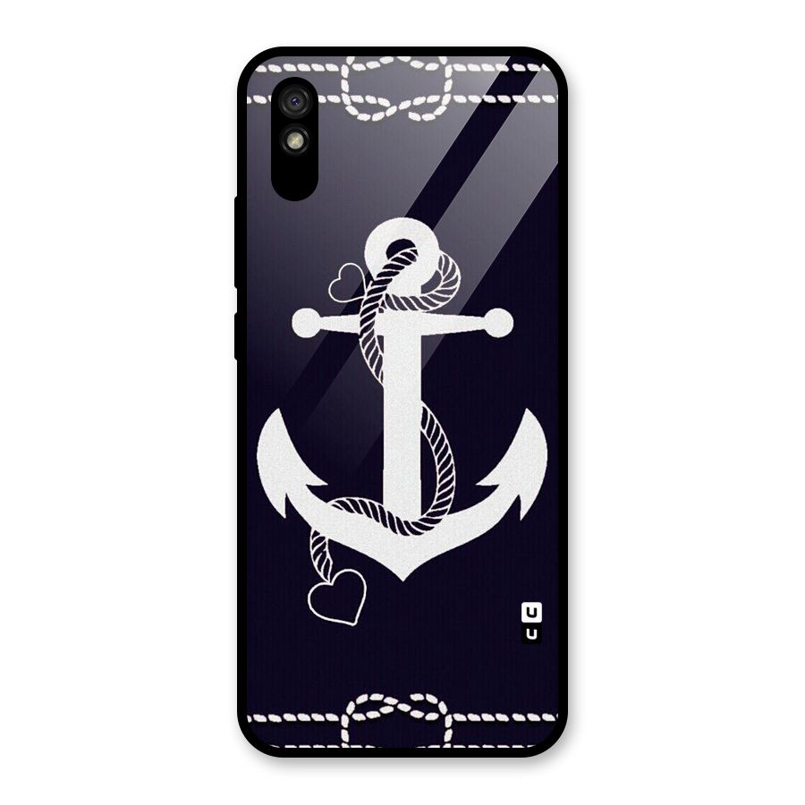 Sail Anchor Glass Back Case for Redmi 9i