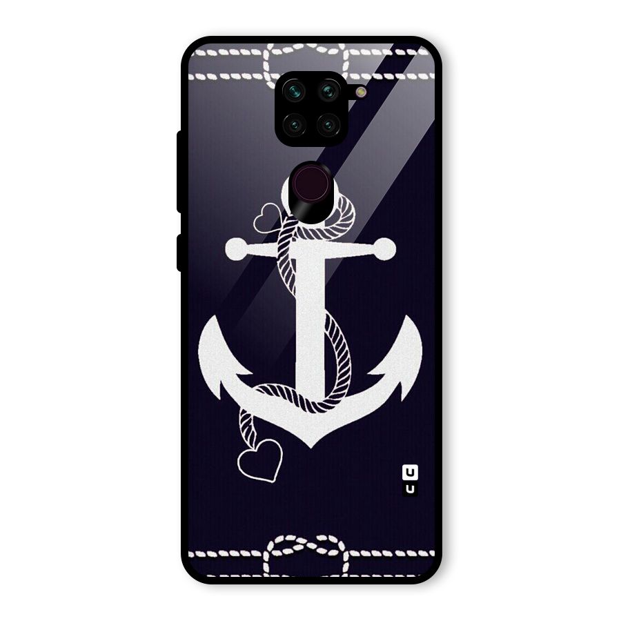 Sail Anchor Glass Back Case for Redmi Note 9