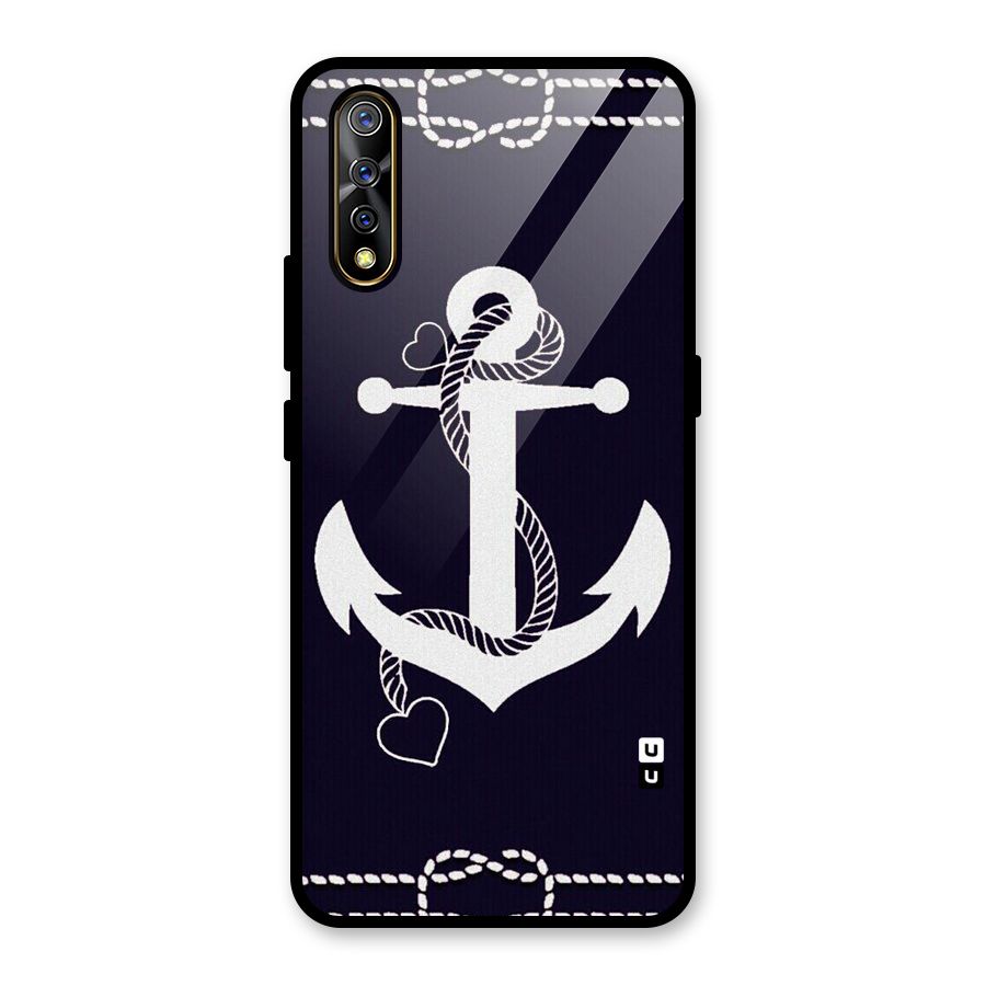 Sail Anchor Glass Back Case for Vivo S1
