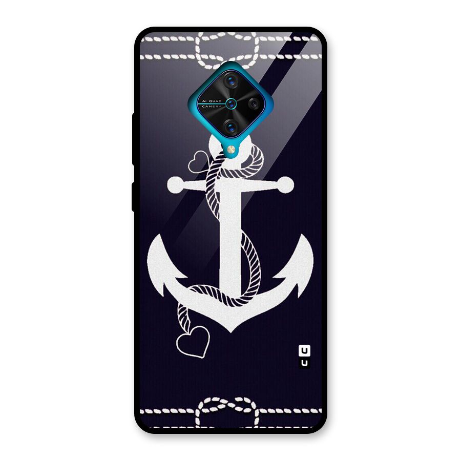 Sail Anchor Glass Back Case for Vivo S1 Pro