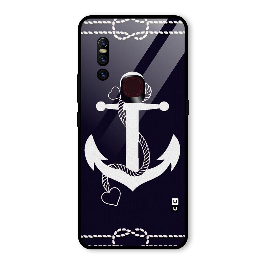 Sail Anchor Glass Back Case for Vivo V15