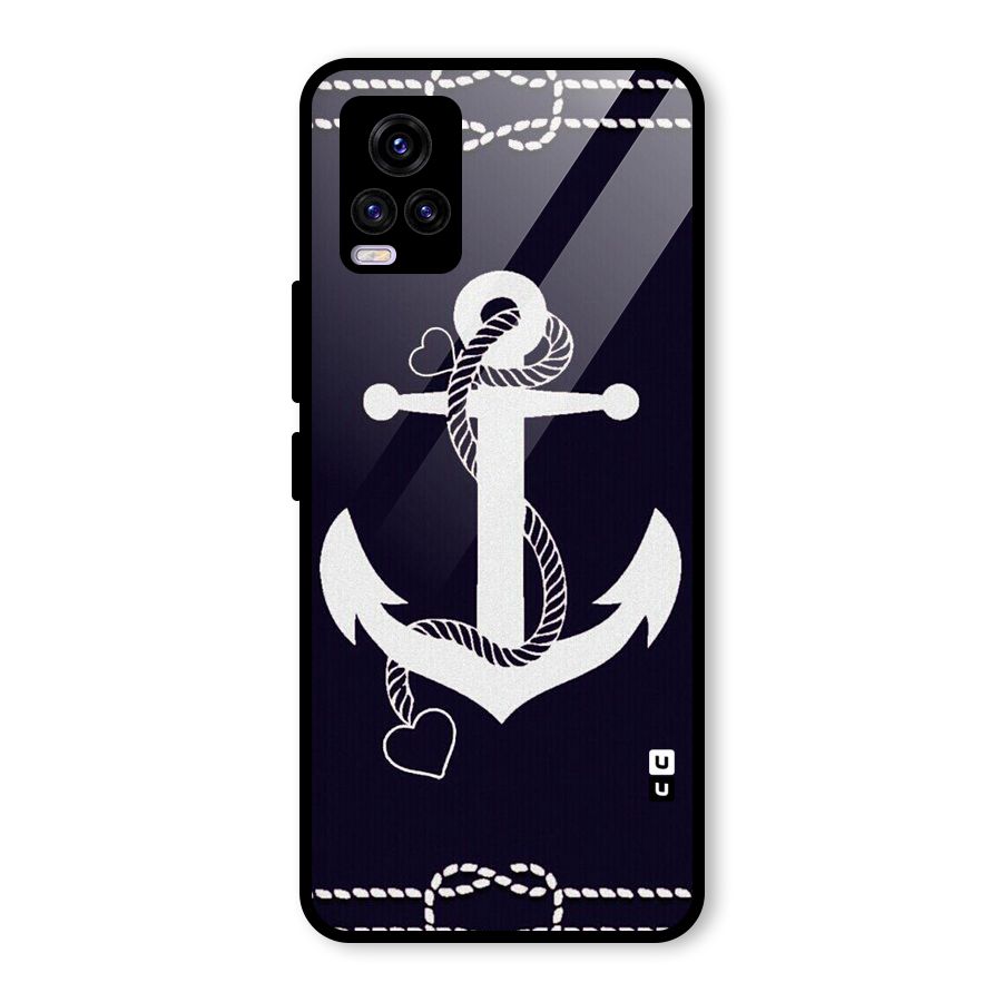 Sail Anchor Glass Back Case for Vivo V20