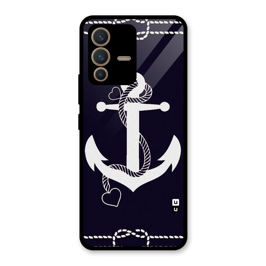 Sail Anchor Glass Back Case for Vivo V23 5G