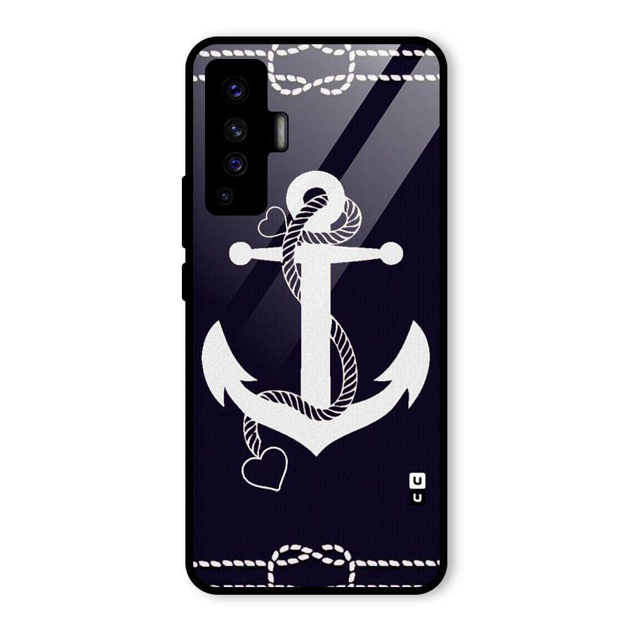 Sail Anchor Glass Back Case for Vivo X50
