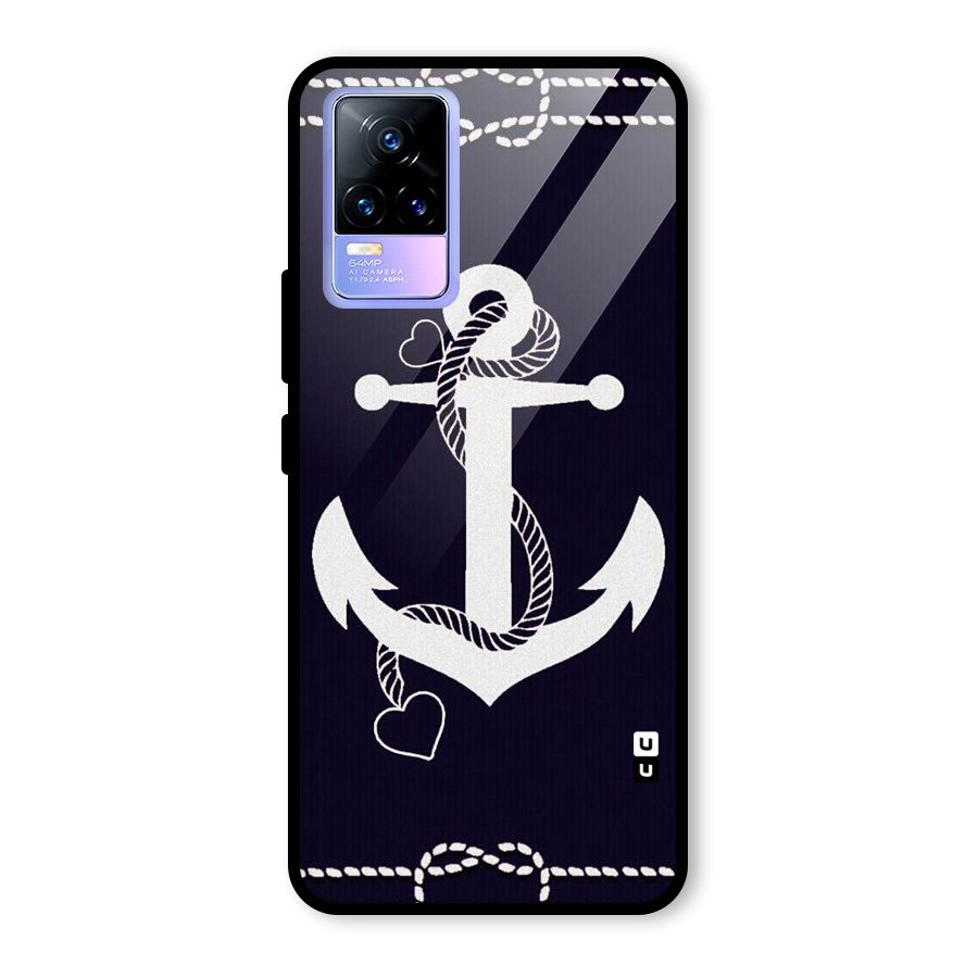 Sail Anchor Glass Back Case for Vivo Y73