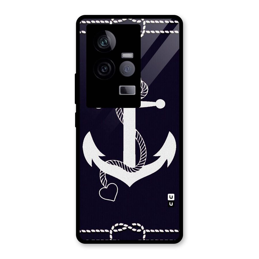 Sail Anchor Glass Back Case for Vivo iQOO 11 5G
