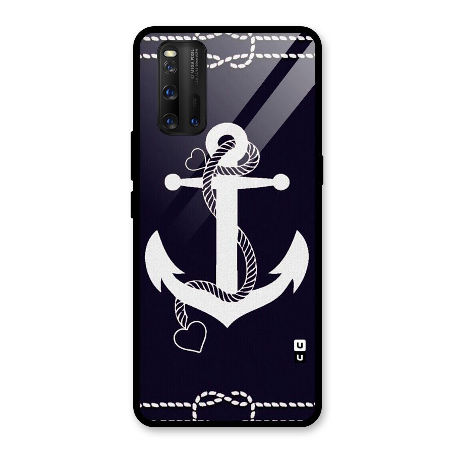 Sail Anchor Glass Back Case for Vivo iQOO 3
