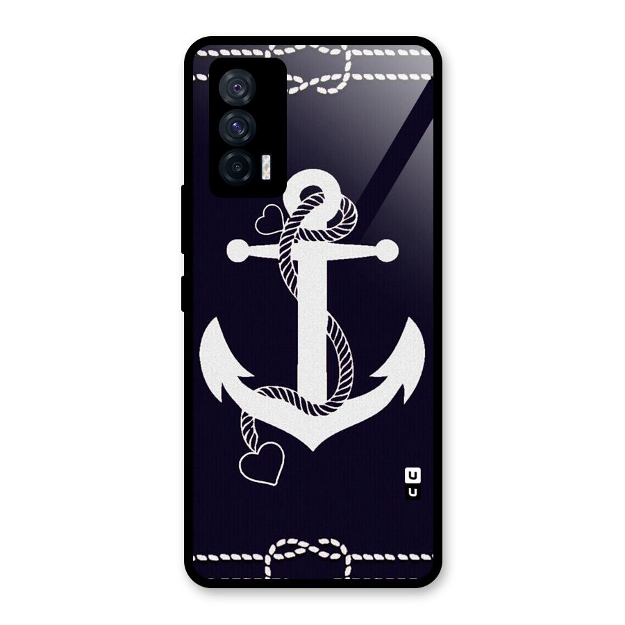 Sail Anchor Glass Back Case for Vivo iQOO 7 5G