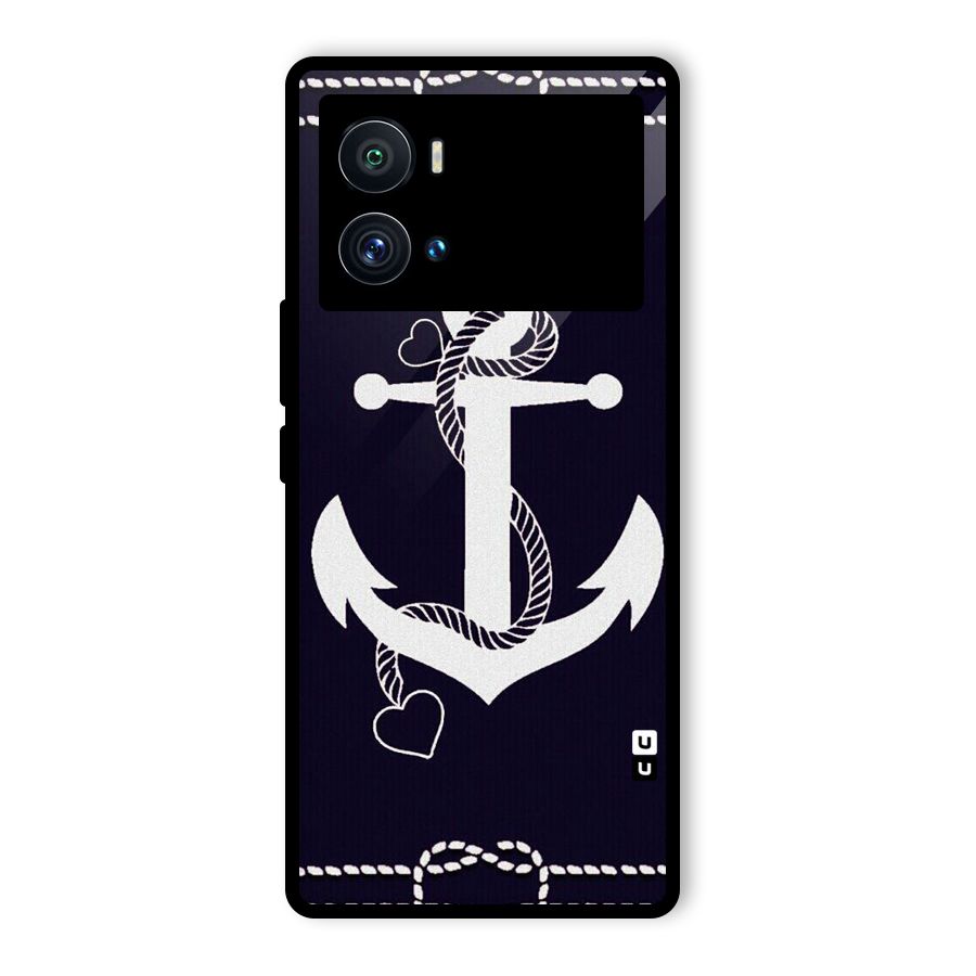 Sail Anchor Glass Back Case for Vivo iQOO 9 Pro