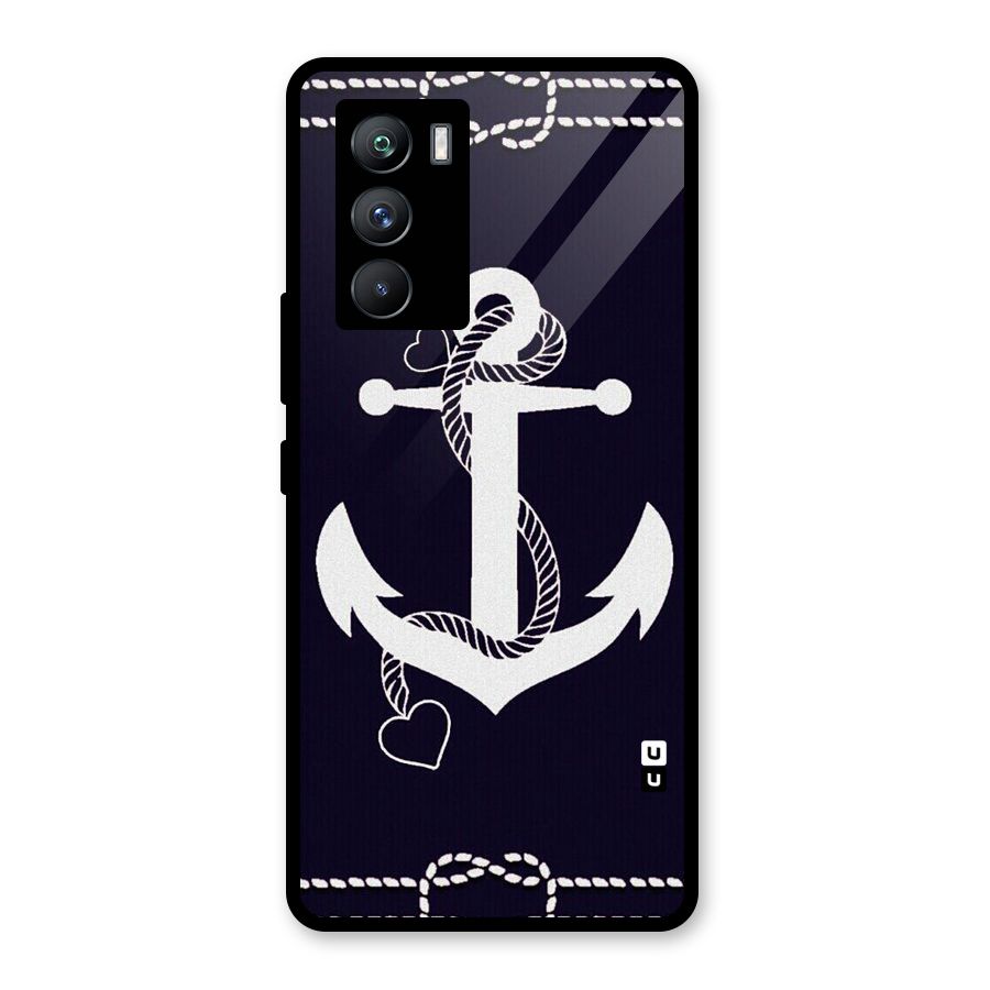 Sail Anchor Glass Back Case for Vivo iQOO 9 SE