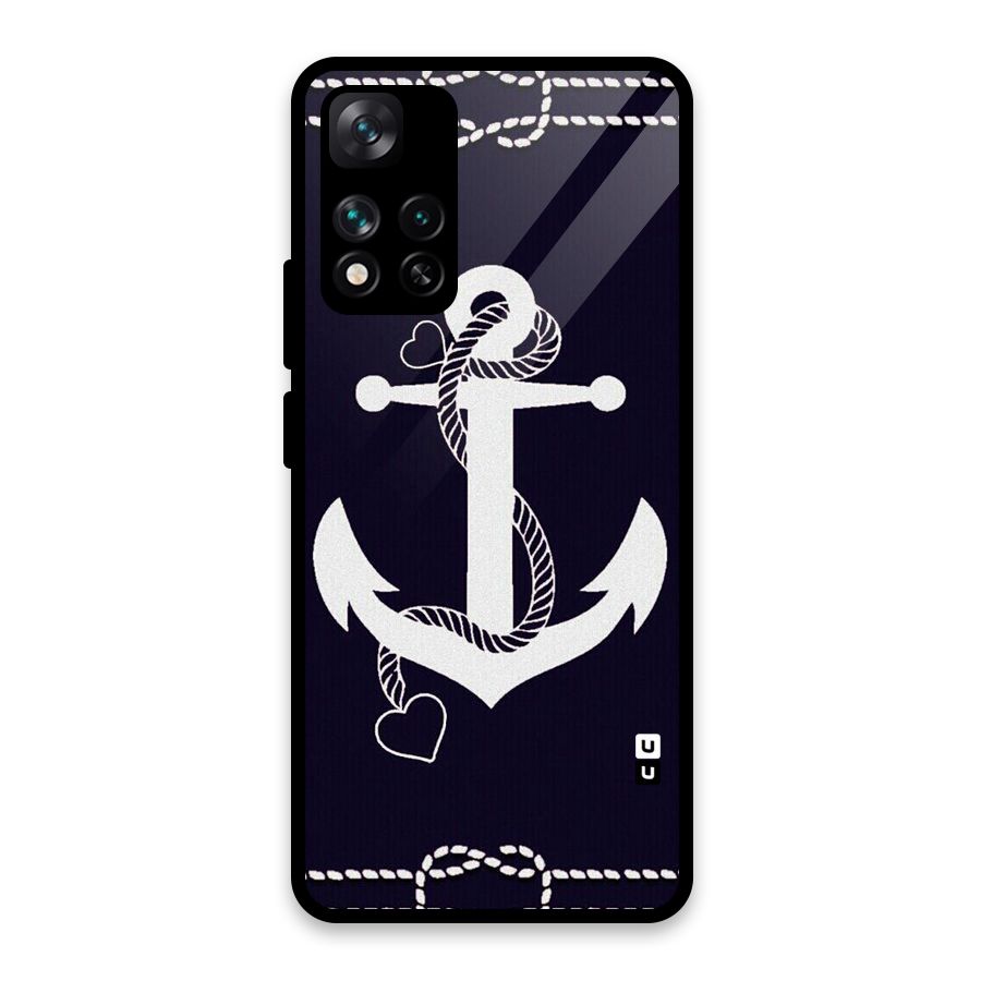 Sail Anchor Glass Back Case for Xiaomi 11i HyperCharge 5G