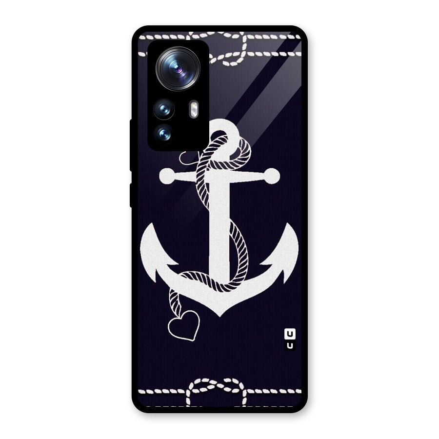 Sail Anchor Glass Back Case for Xiaomi 12 Pro