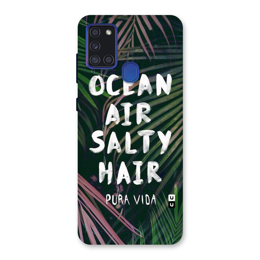 Salty Hair Back Case for Galaxy A21s