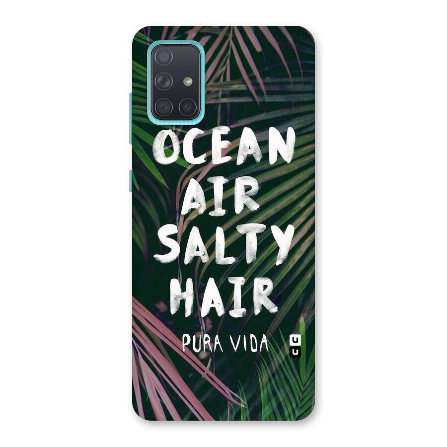 Salty Hair Back Case for Galaxy A71