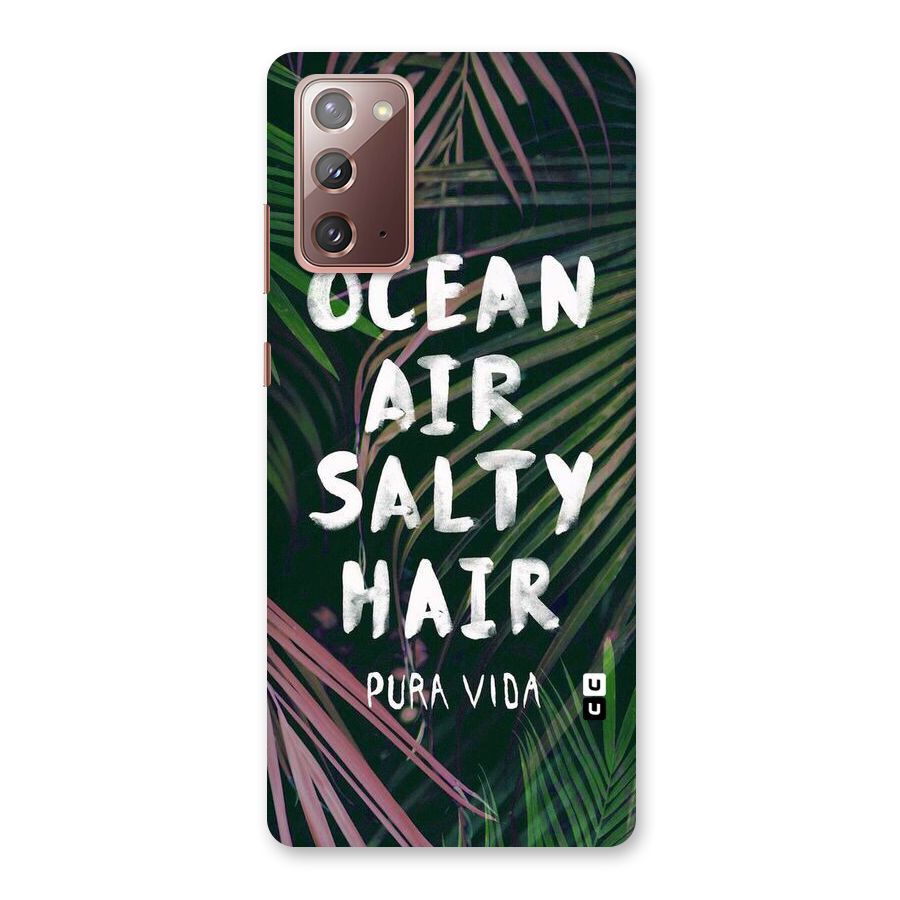Salty Hair Back Case for Galaxy Note 20
