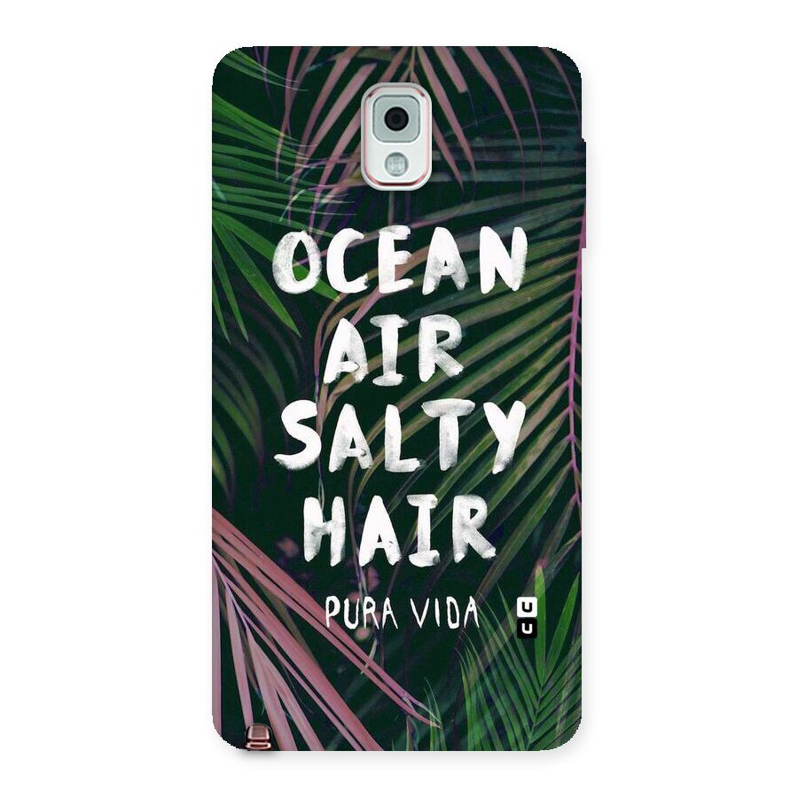 Salty Hair Back Case for Galaxy Note 3