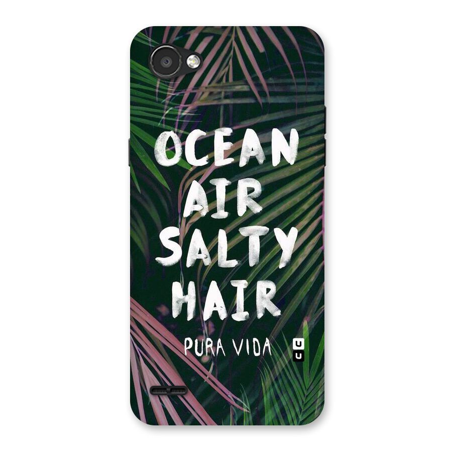 Salty Hair Back Case for LG Q6