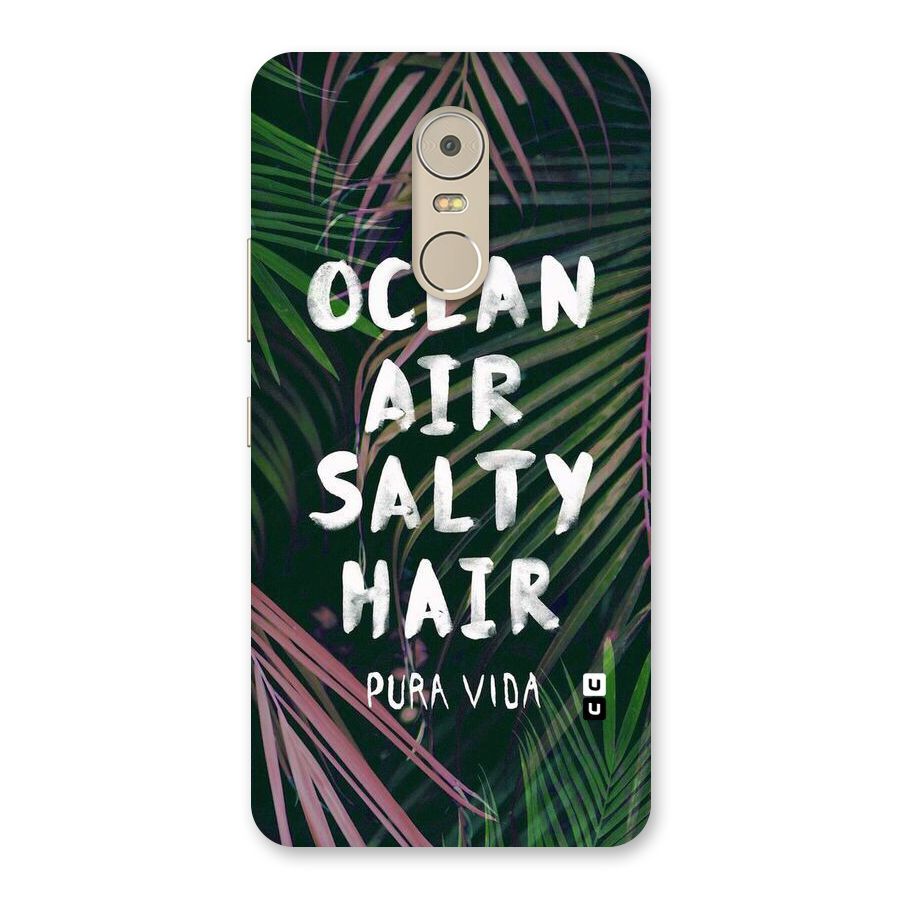 Salty Hair Back Case for Lenovo K6 Note