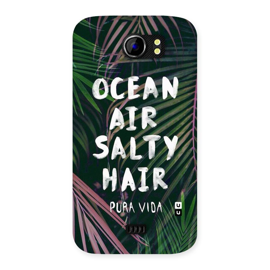 Salty Hair Back Case for Micromax Canvas 2 A110